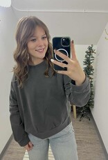 Acid Wash Raglan Pullover