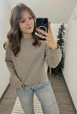 Acid Wash Raglan Pullover