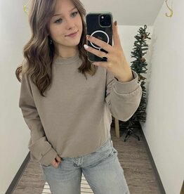 Acid Wash Raglan Pullover