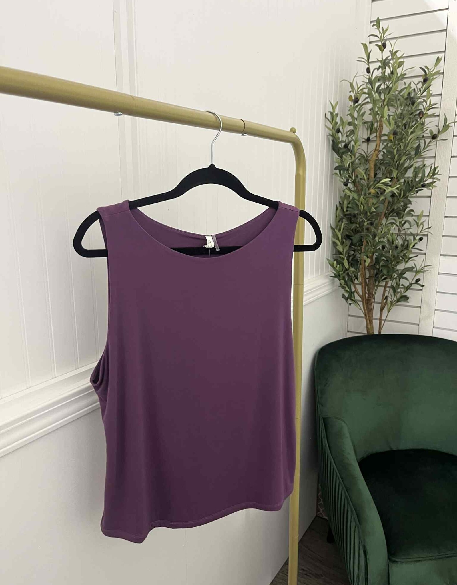 The Essential Hi-Neck Tank, Plus Size