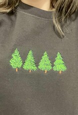 Petitrue Embroidered Trees Crewneck