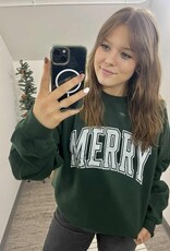 Petitrue Varsity Merry Crewneck