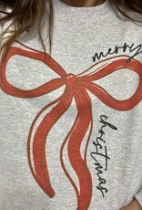 Merry Christmas Bow Crewneck