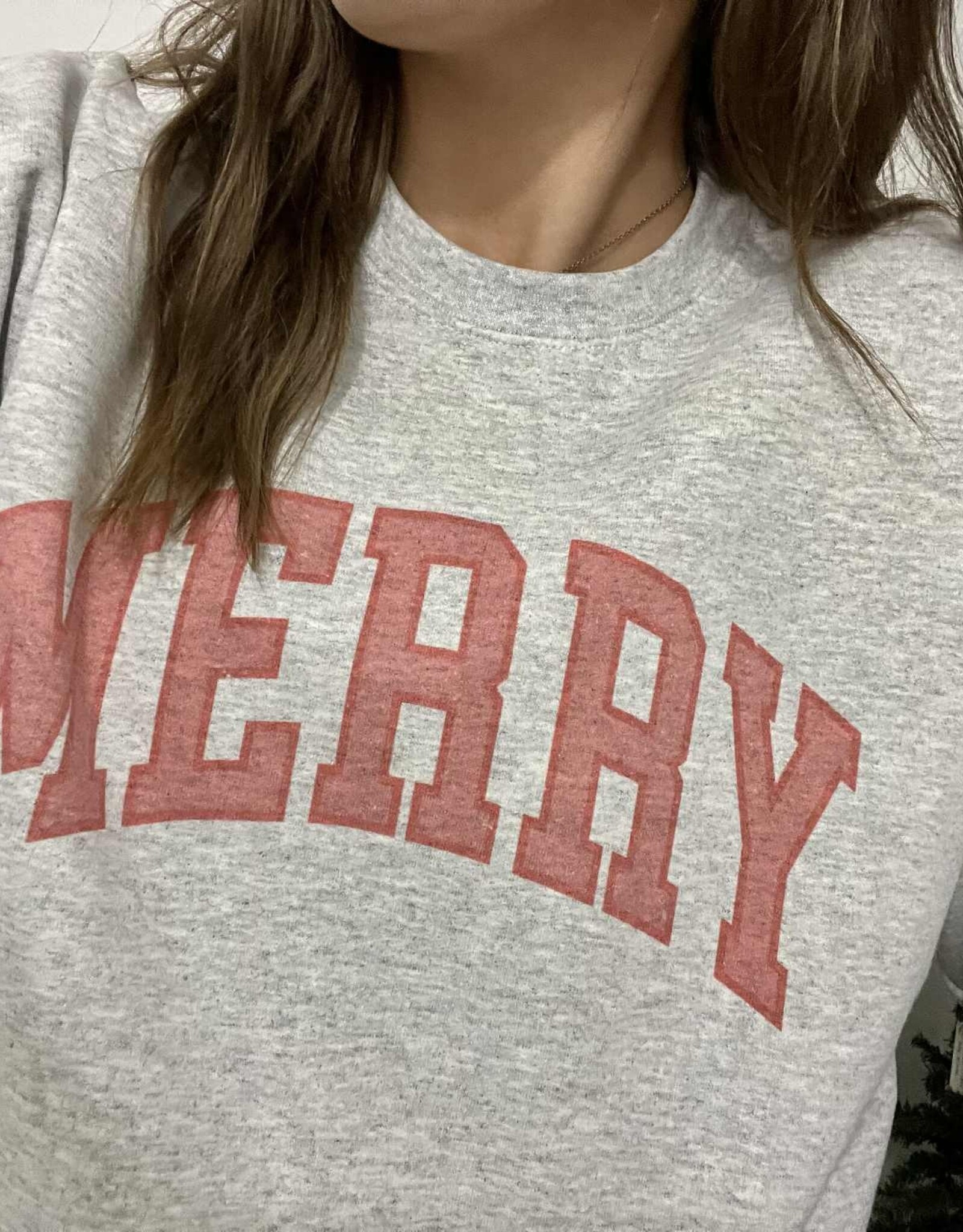 Varsity Merry Crewneck