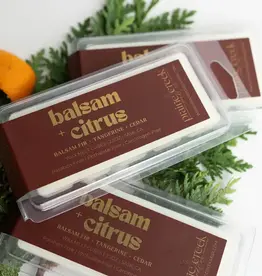 Prairie Creek Candles Wax Melts, Balsam Citrus
