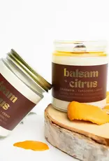 Prairie Creek Candles Wood Wick Candle, Balsam Citrus 8oz