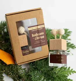 Prairie Creek Candles Car Diffuser, Balsam Citrus