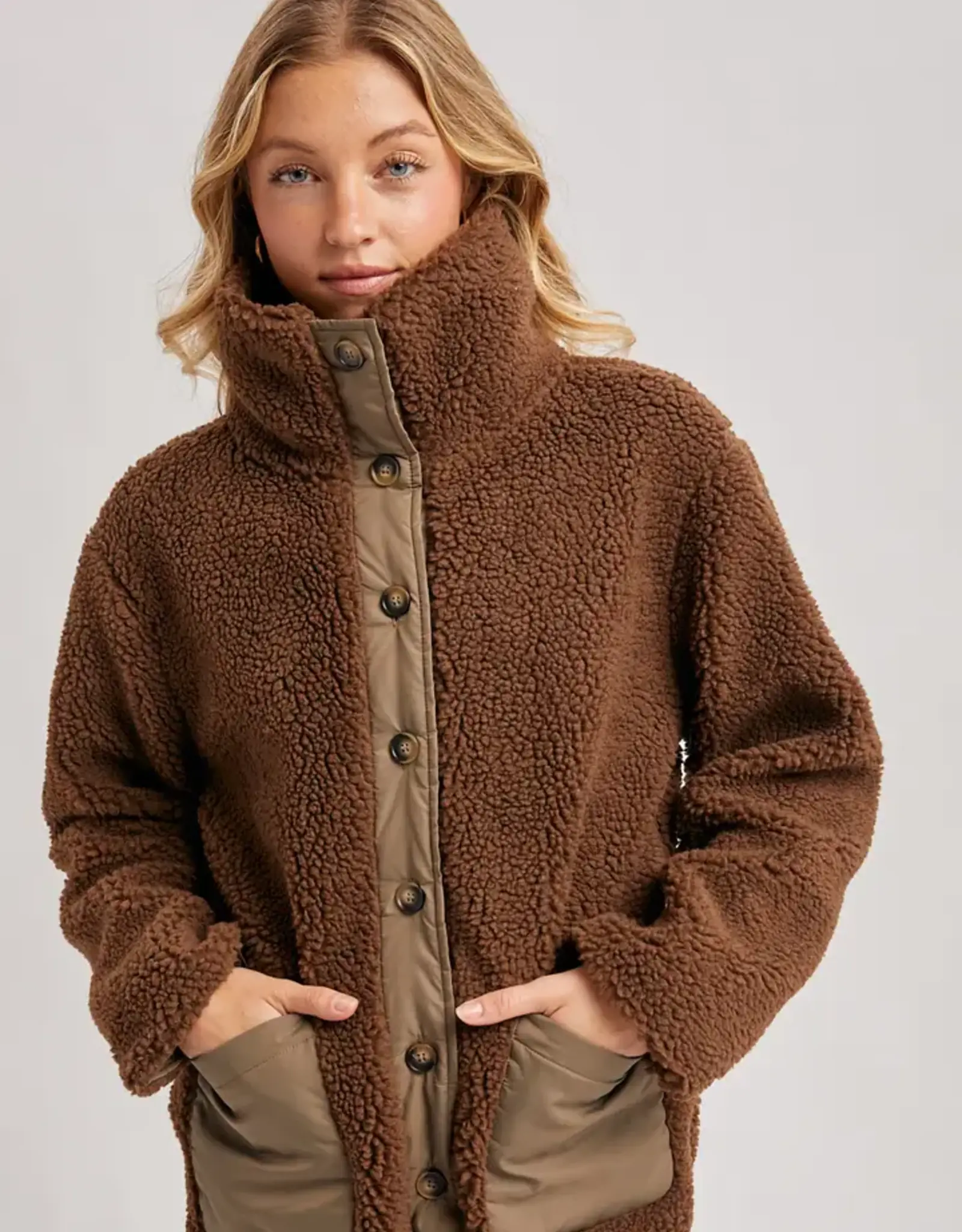 Button Down Fleece Jacket