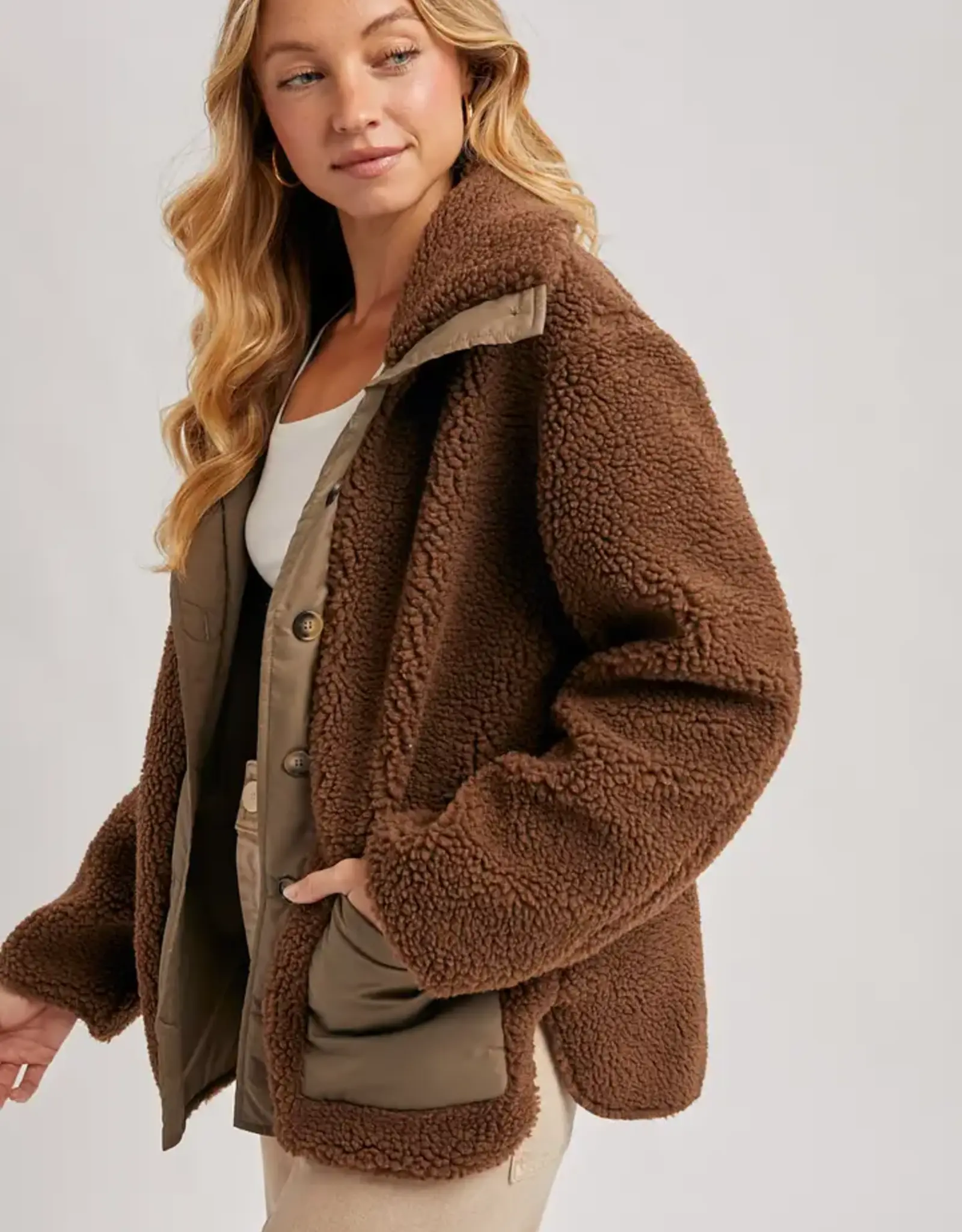 Button Down Fleece Jacket