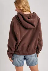 Half Zip Fleece Hoodie