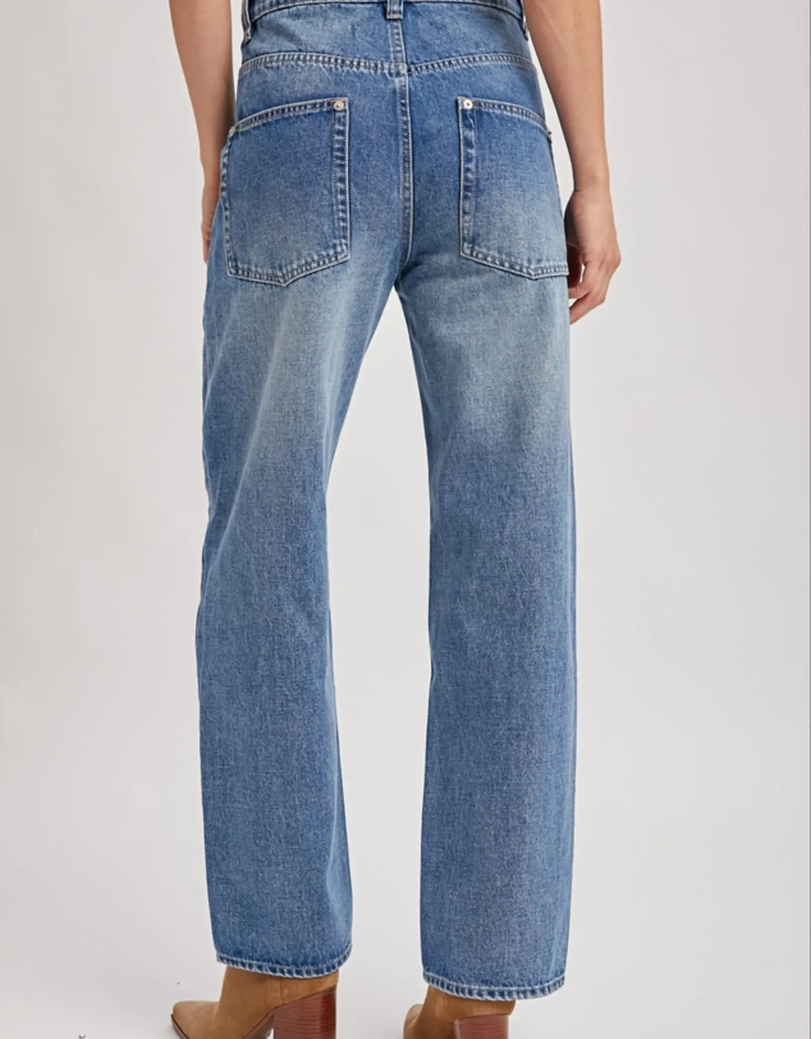 High Rise Straight Leg Jeans