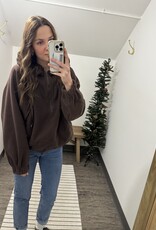 Half Zip Fleece Hoodie