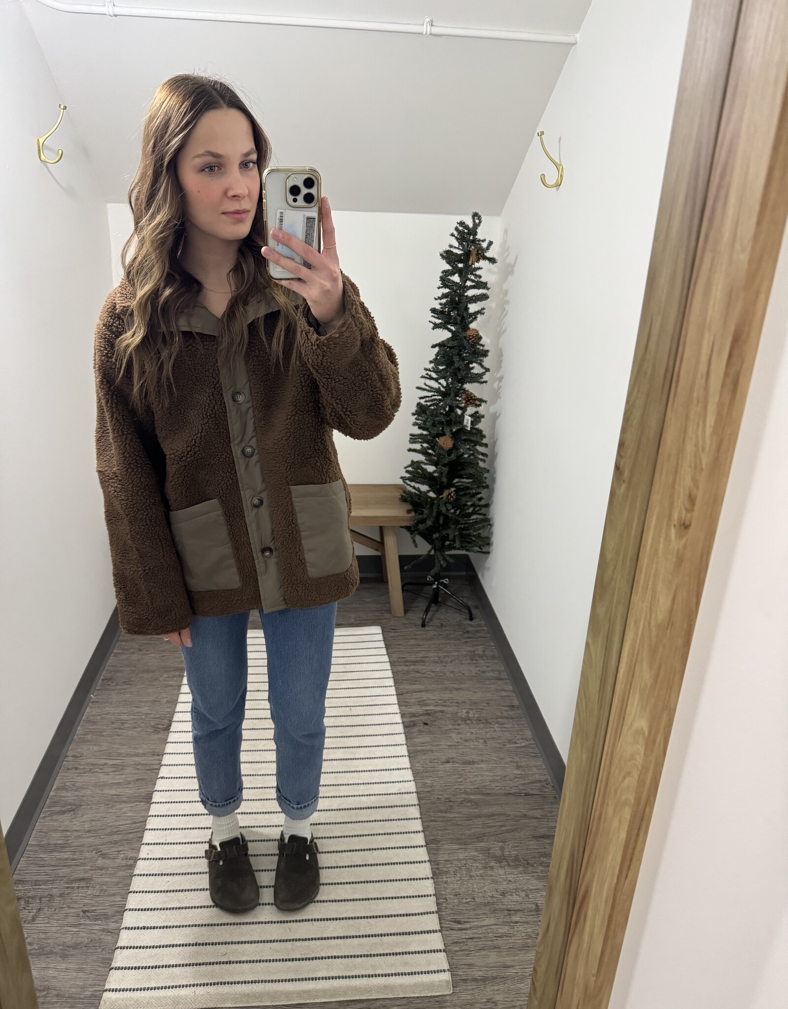 Button Down Fleece Jacket