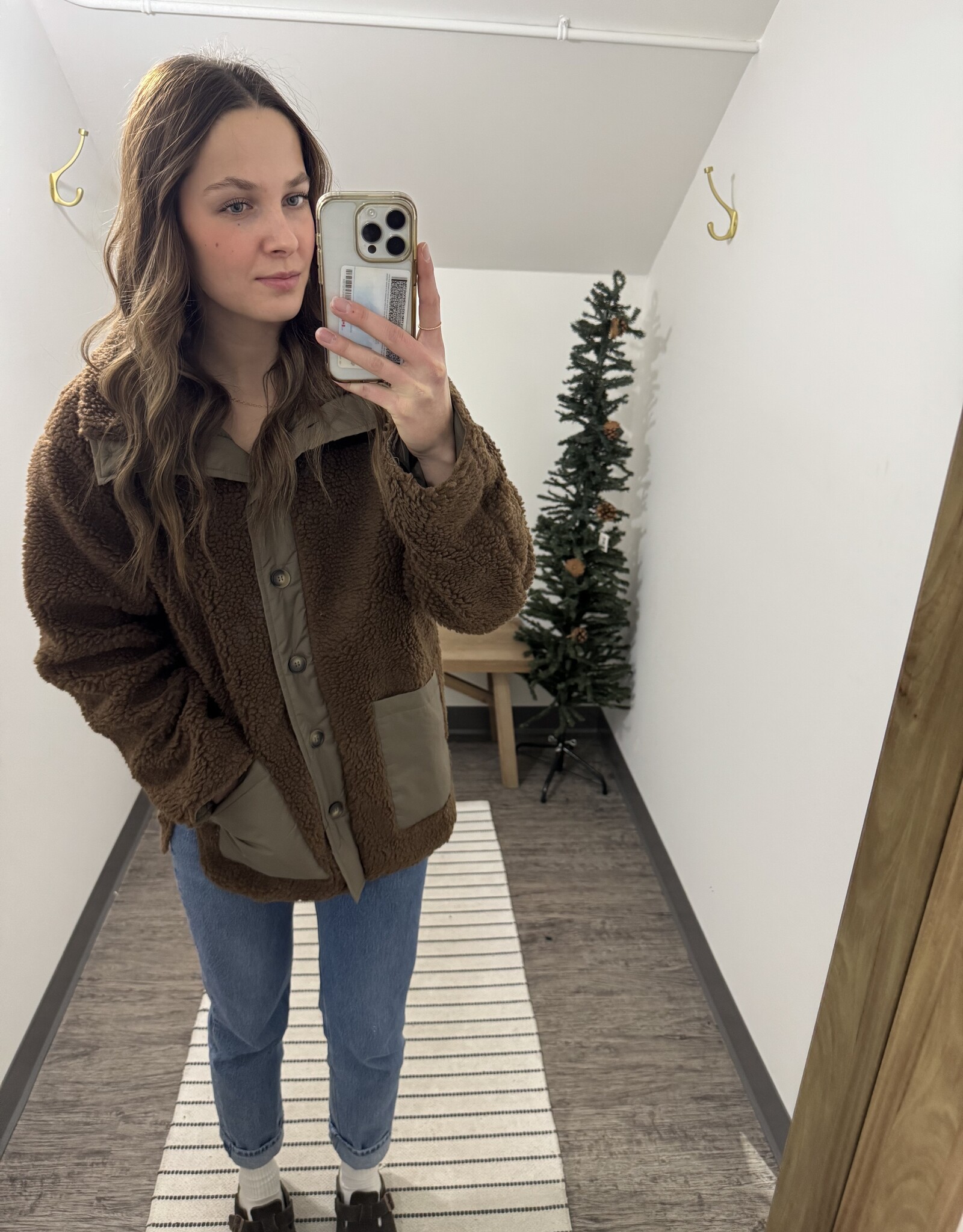 Button Down Fleece Jacket