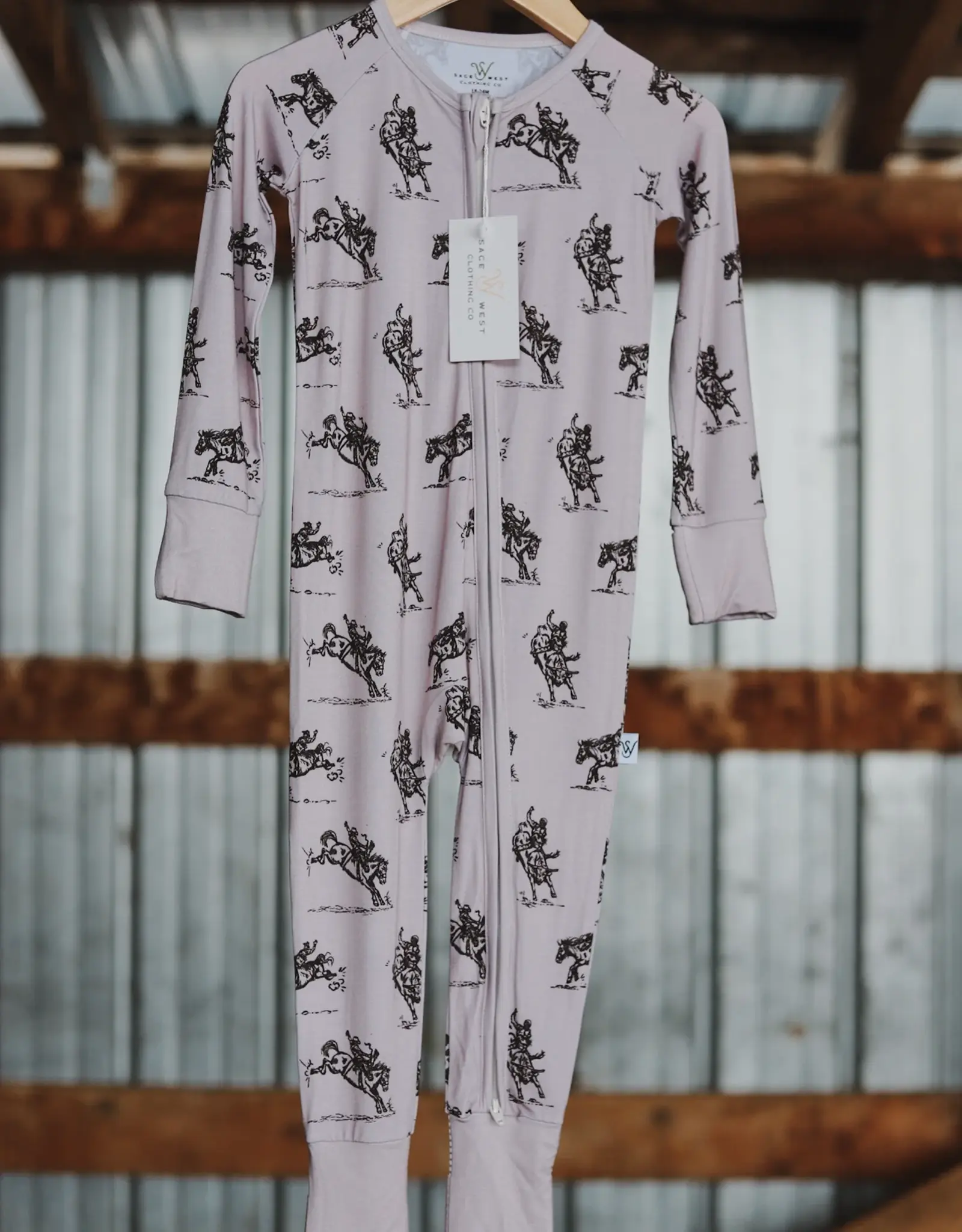 Sage West Clothing Co. Born to Buck Infant Sleepwear