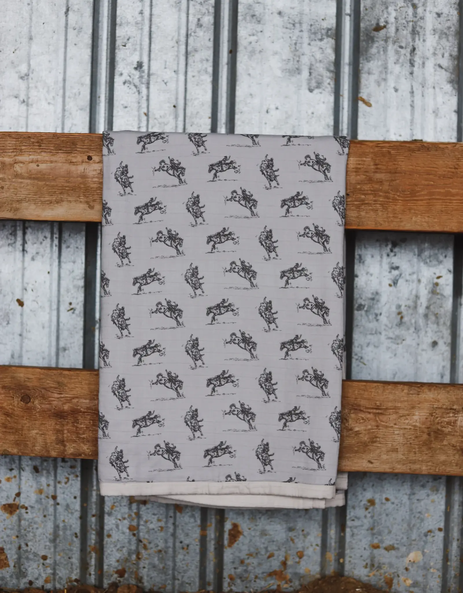 Sage West Clothing Co. Born to Buck Muslin Blanket
