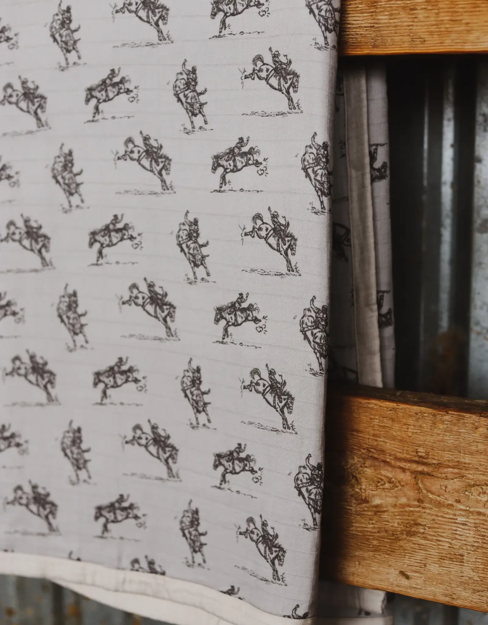 Sage West Clothing Co. Born to Buck Muslin Blanket