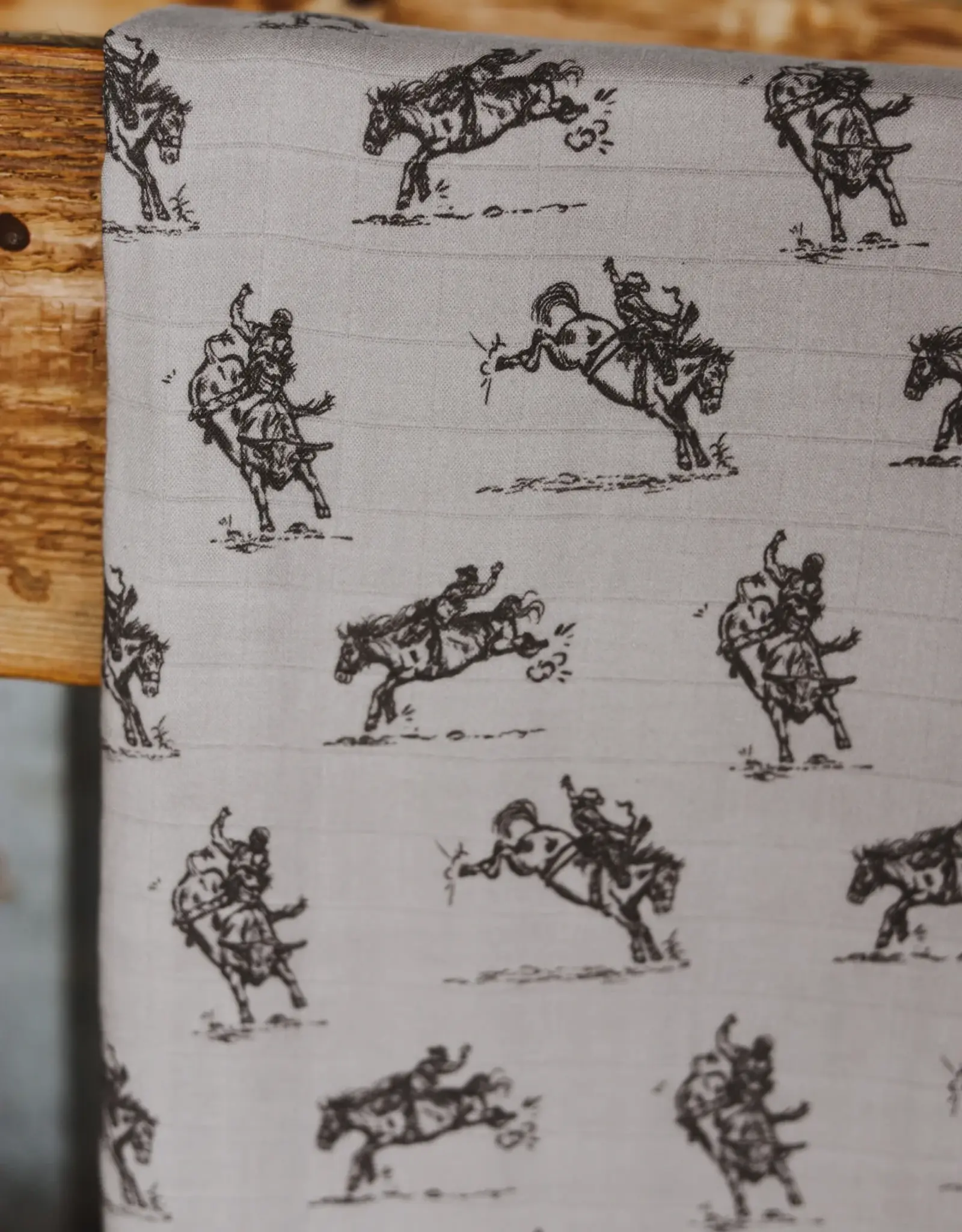 Sage West Clothing Co. Born to Buck Muslin Blanket