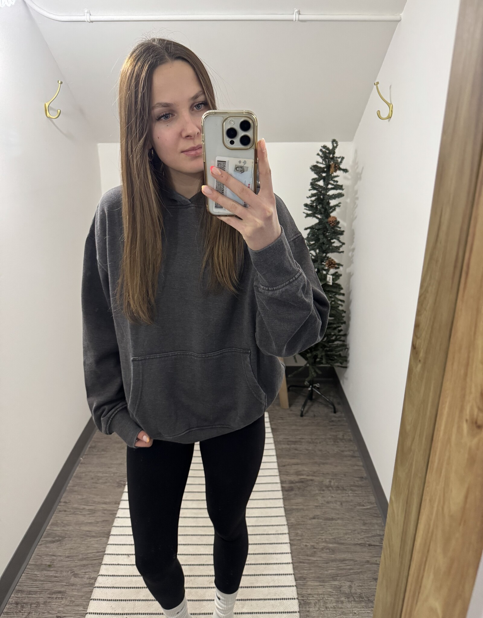 Mono B Burnout Fleece Hoodie