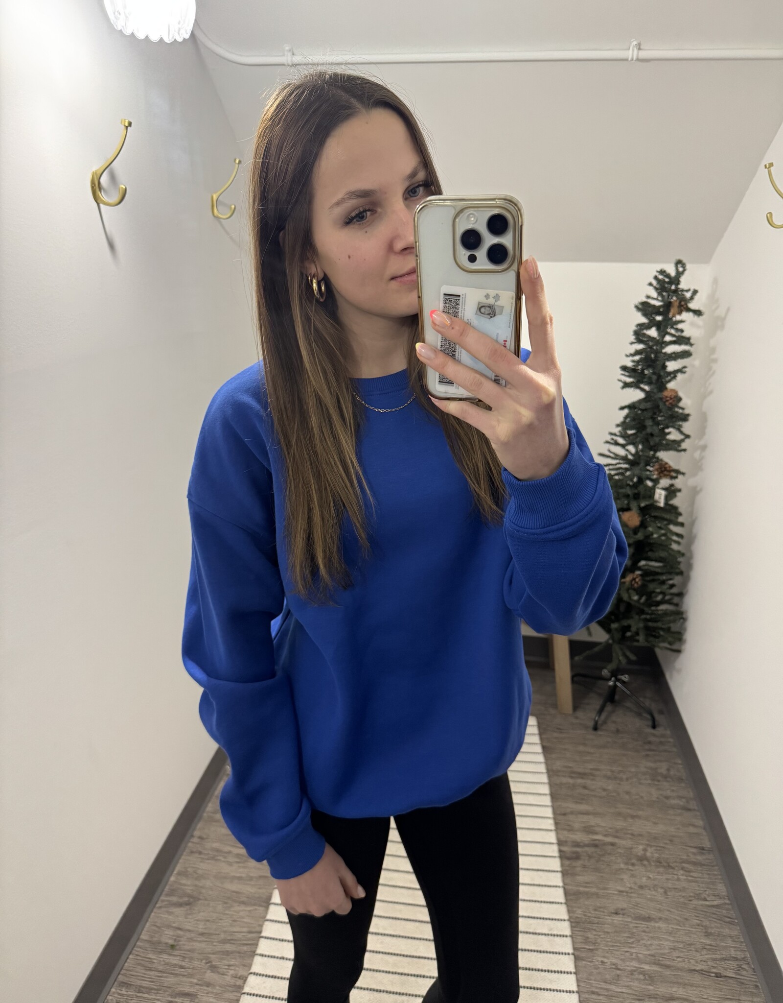 Mono B Oversized Fleece Sweatshirt