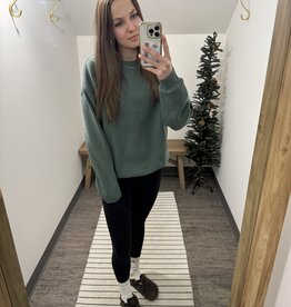 Mono B Oversized Fleece Sweatshirt