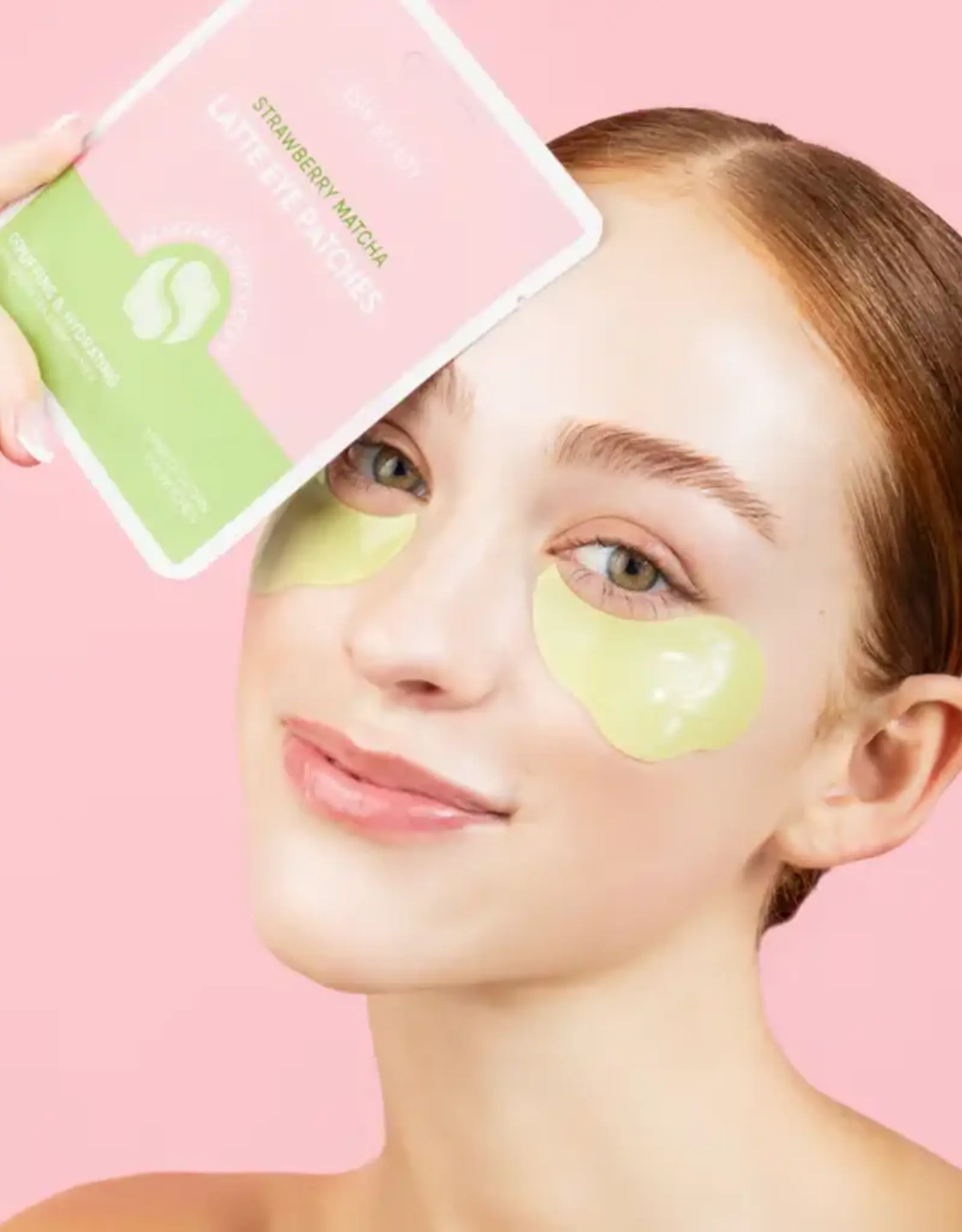 ESW Beauty Latte Eye Patches, Strawberry Matcha