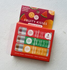 Woolzies Lip Balm Trio, Fruity Kisses