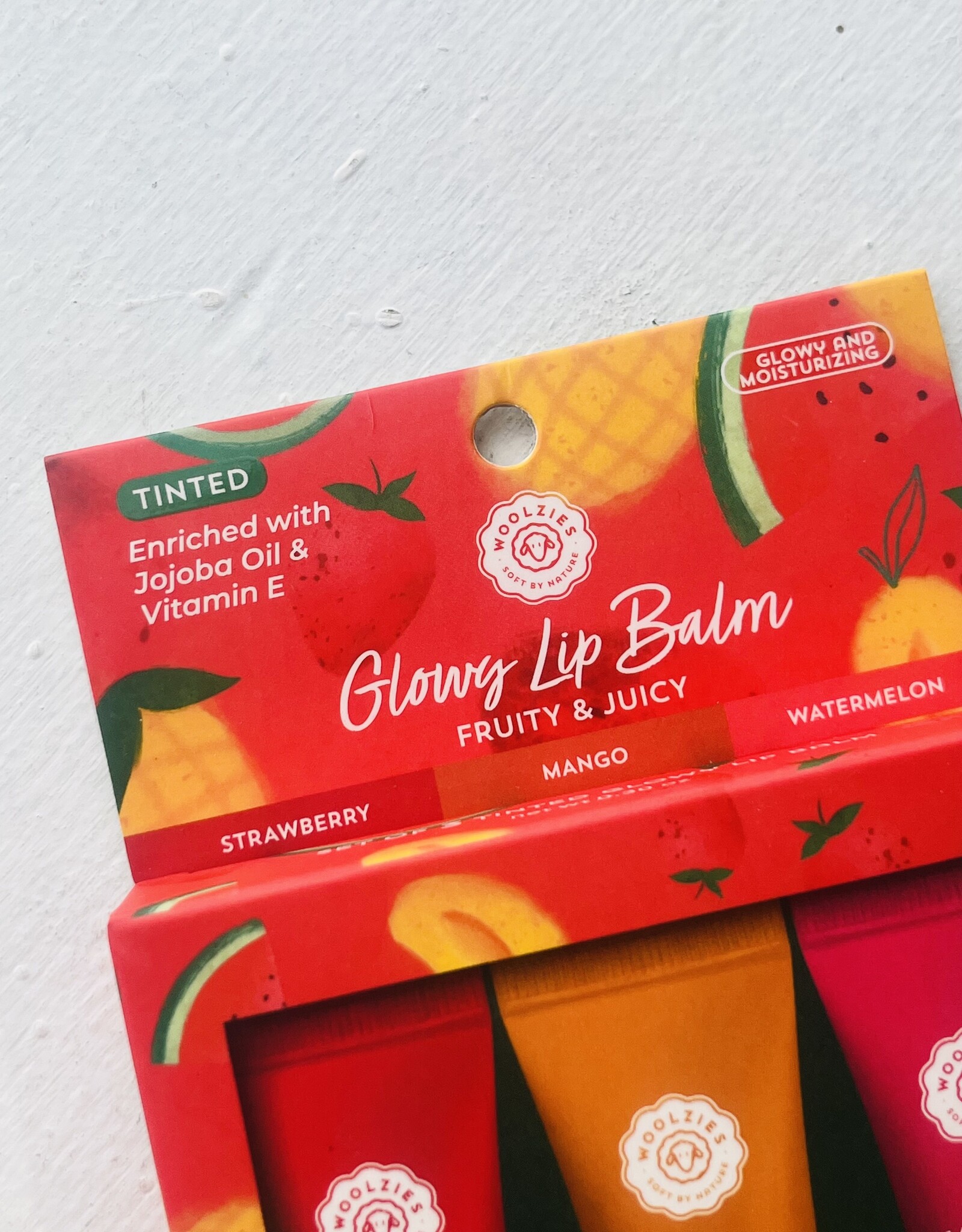 Woolzies Lip Balm Trio, Fruity & Juicy