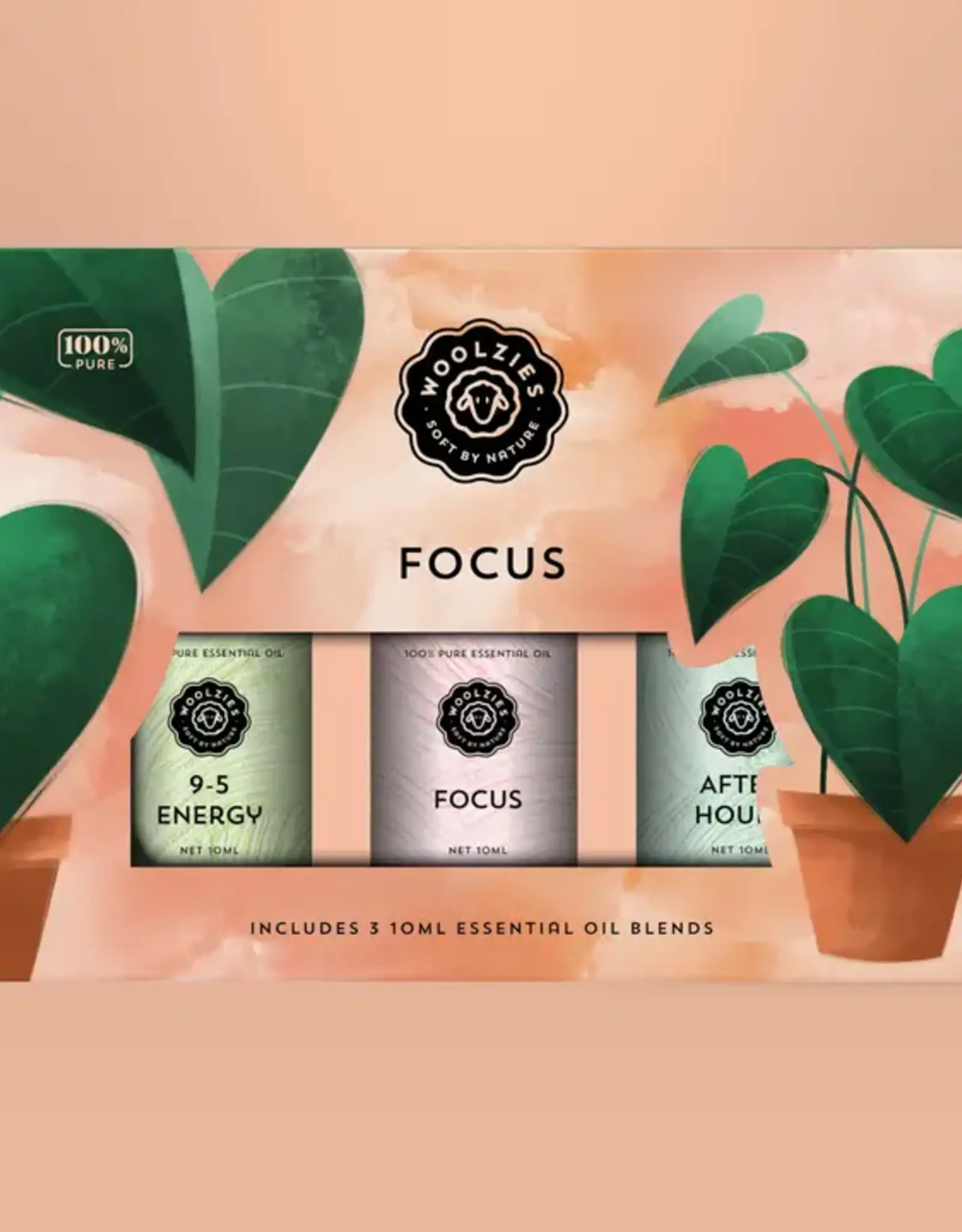 Woolzies Essential Oil Trio, Focus