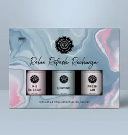 Woolzies Essential Oil Trio, Relax, Refresh, Recharge