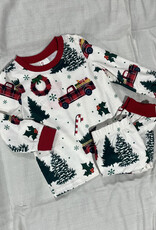 PatPat Christmas PJs, Truck & Tree