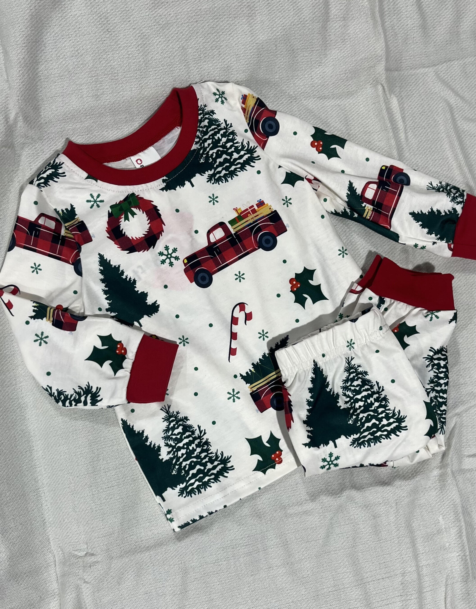 PatPat Christmas PJs, Truck & Tree