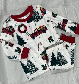 PatPat Christmas PJs, Truck & Tree