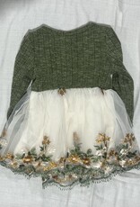 PatPat Knit, Tulle Dress, Green