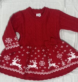 PatPat Christmas Holiday Dress, Red