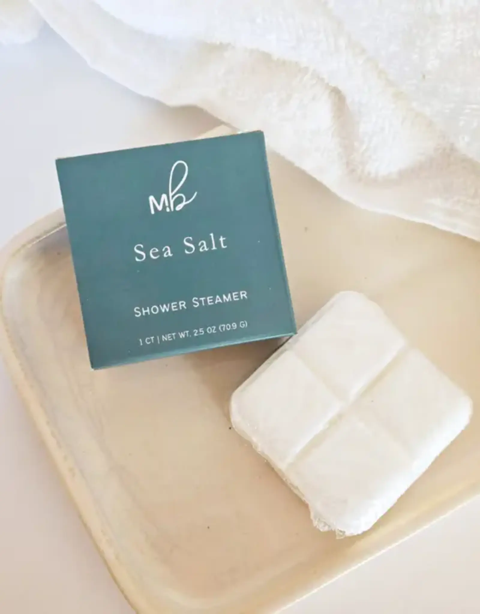 Milk & Body Shower Steamer, Sea Salt