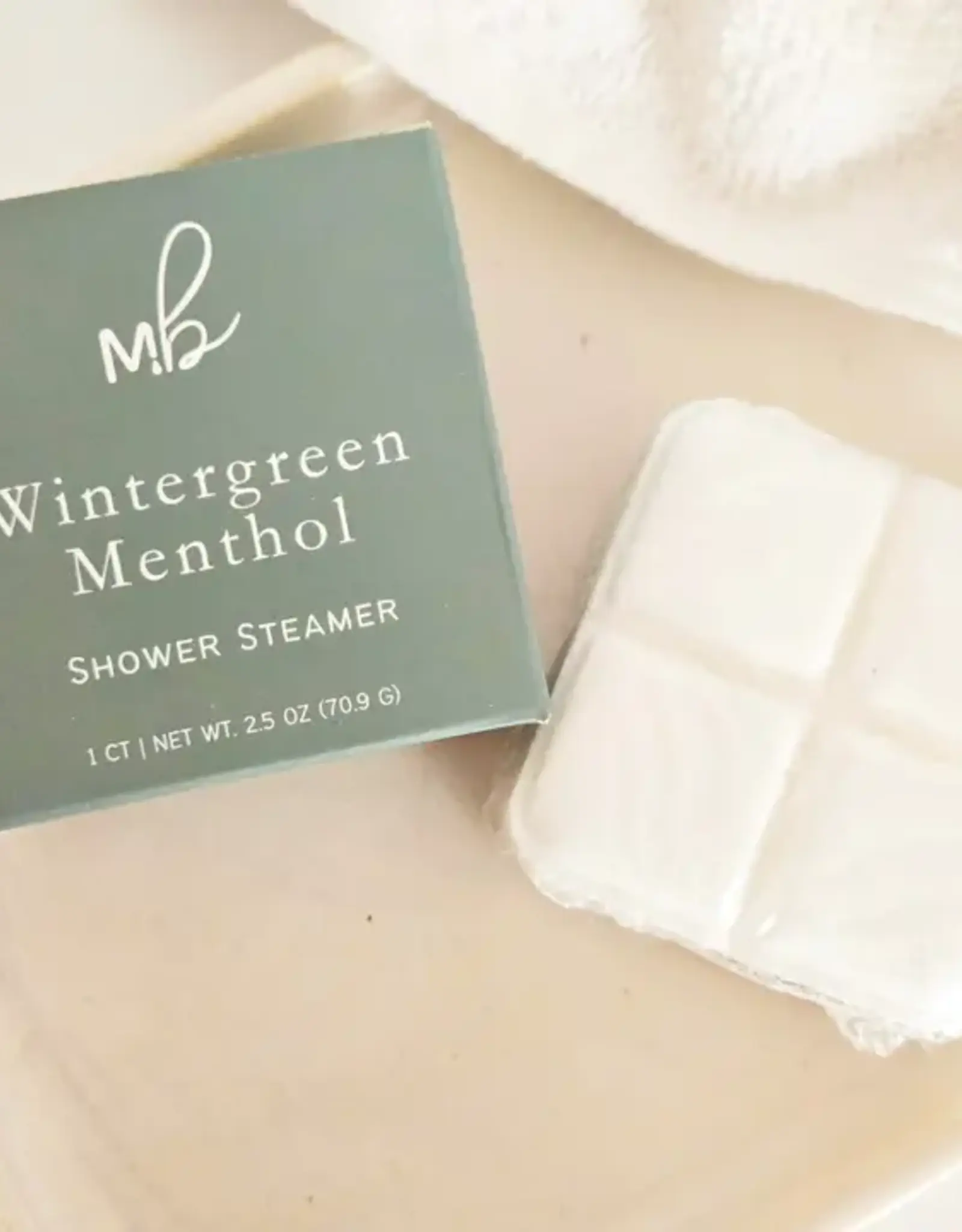 Milk & Body Shower Steamer, Wintergreen Menthol