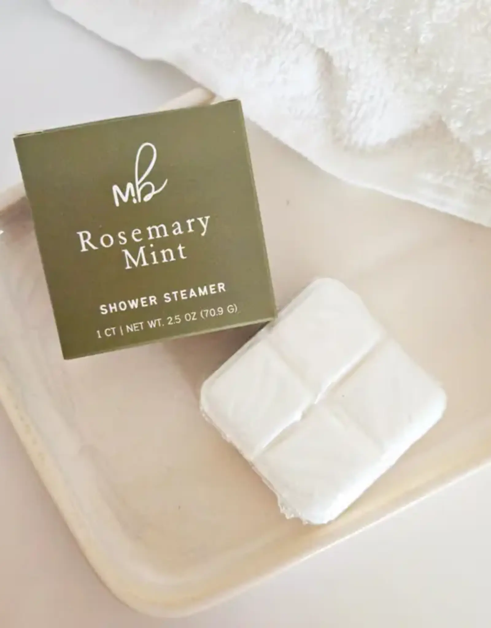 Milk & Body Shower Steamer, Rosemary Spearmint