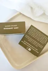 Milk & Body Shower Steamer, Rosemary Spearmint