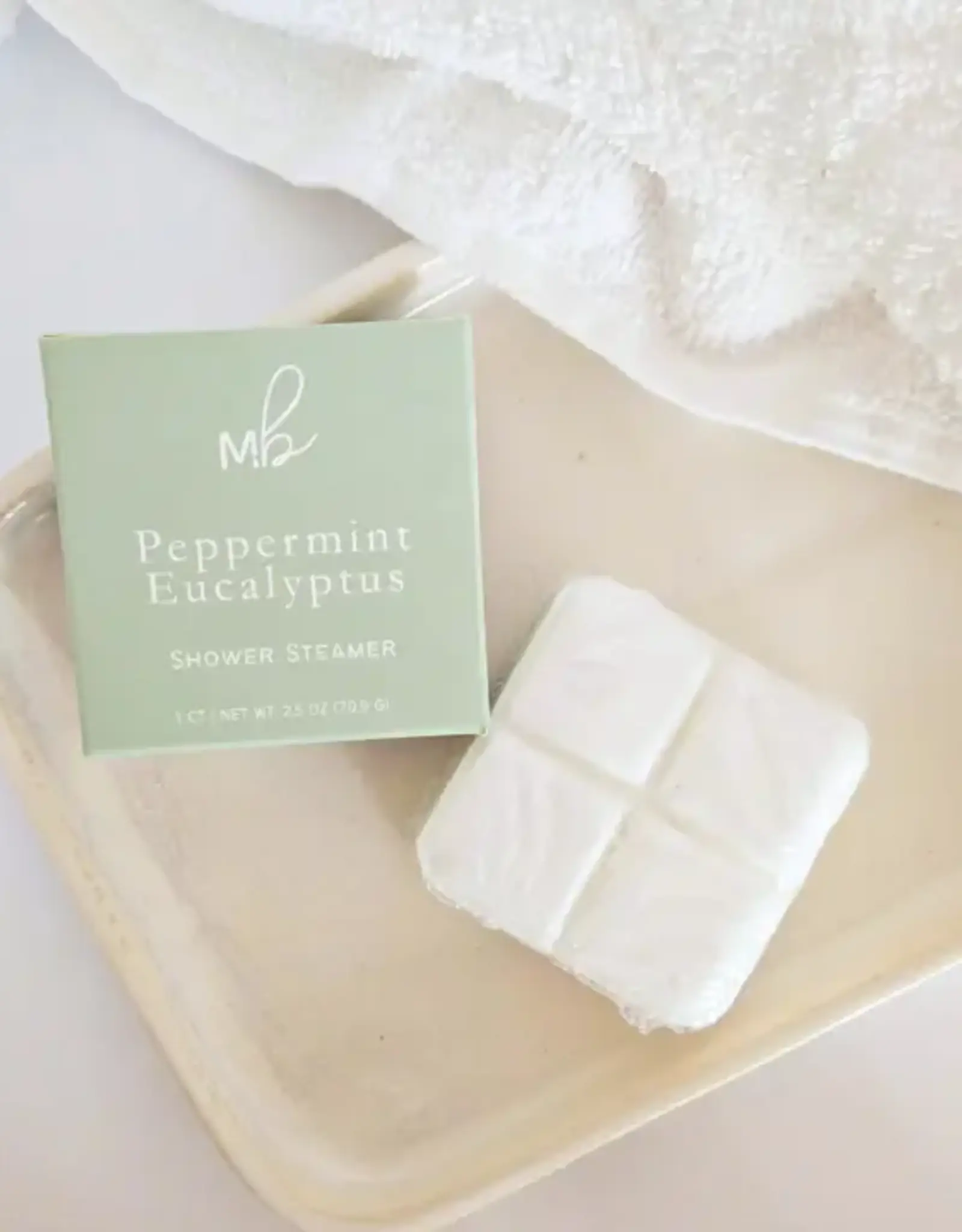 Milk & Body Shower Steamer, Peppermint Eucalyptus