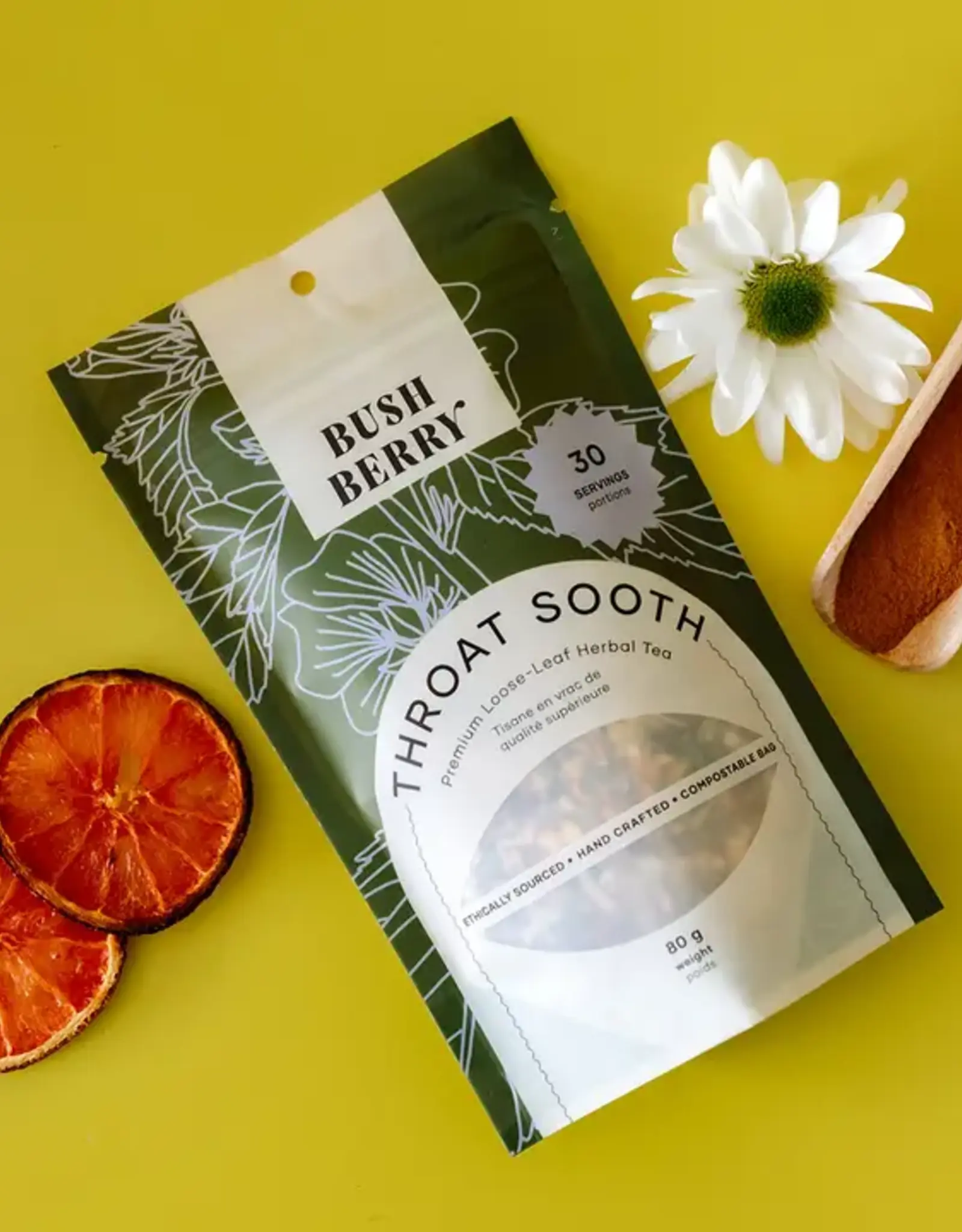 Bush Berry Organic Throat Sooth Loose Leaf Tea