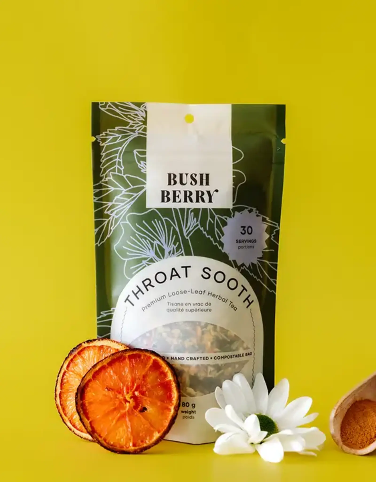 Bush Berry Organic Throat Sooth Loose Leaf Tea