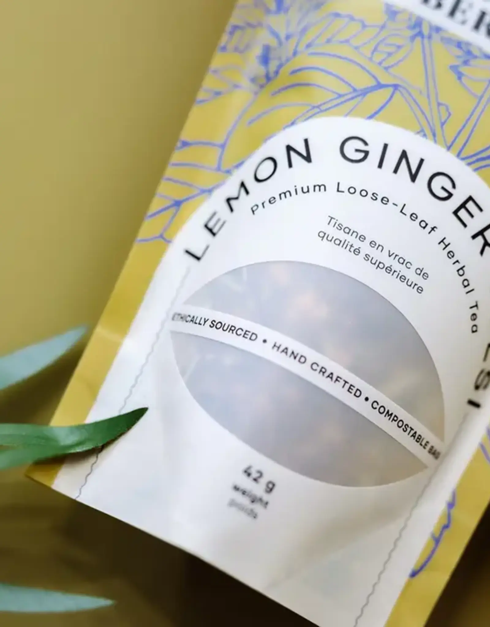 Bush Berry Organic Lemon Ginger Tulsi Loose Leaf Tea