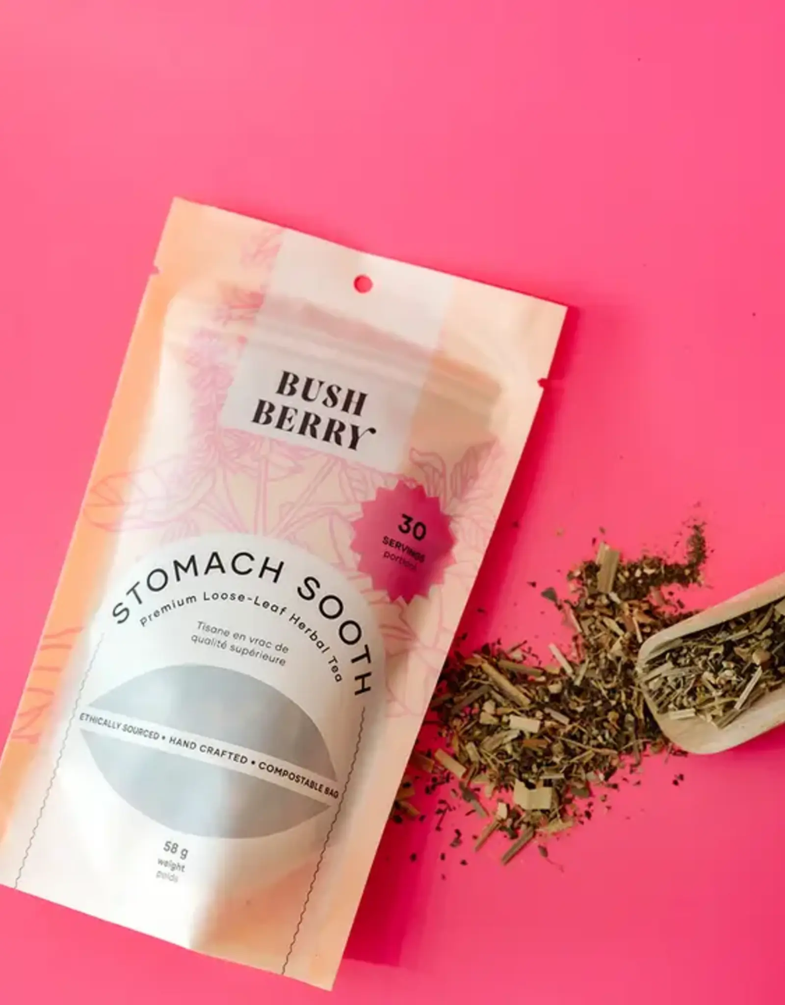 Bush Berry Organic Stomach Soothing  Loose Leaf Tea
