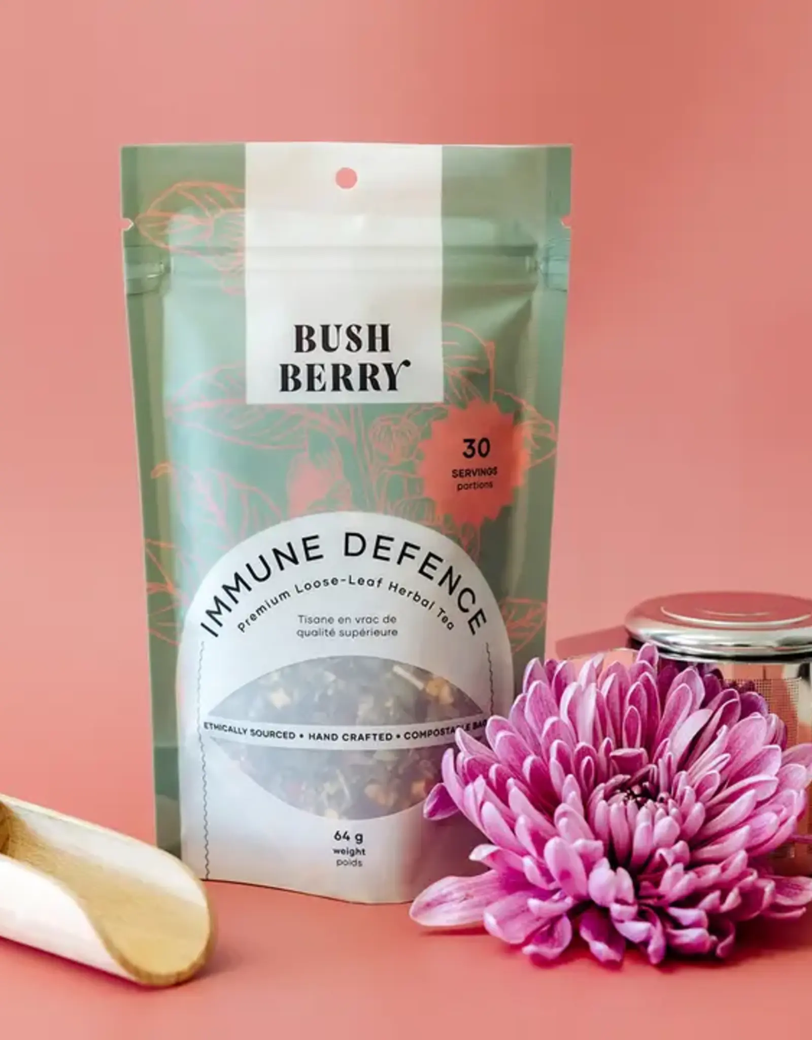 Bush Berry Organic Immune Defense Loose Leaf Tea