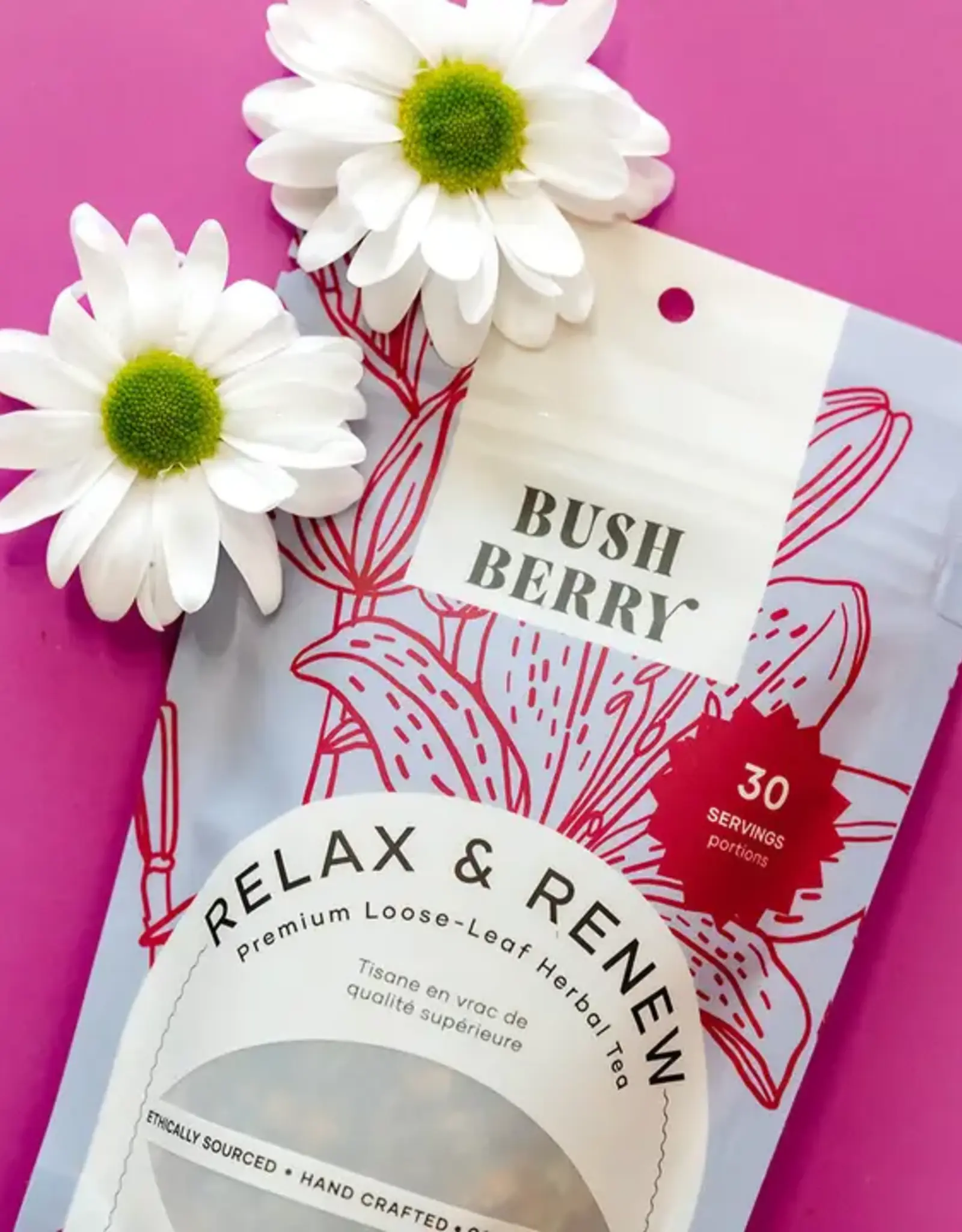 Bush Berry Organic Relax & Renew Loose Leaf Tea