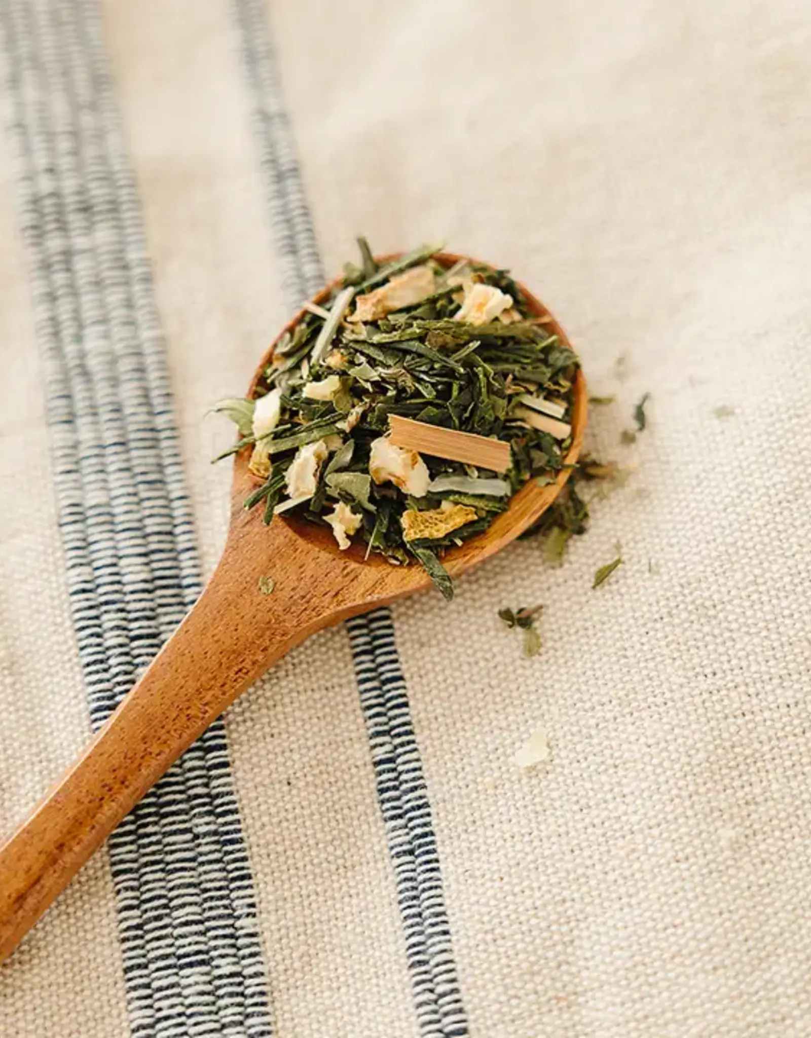 Bush Berry Organic Green Lemon Loose Leaf Tea