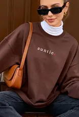 Petitrue Embroidered Auntie Crewneck