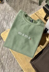 Petitrue Embroidered Mama Crewneck