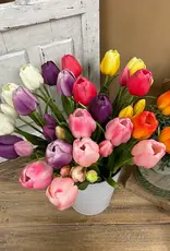 Tri W Fresh Touch Tulip Bundle, Rose